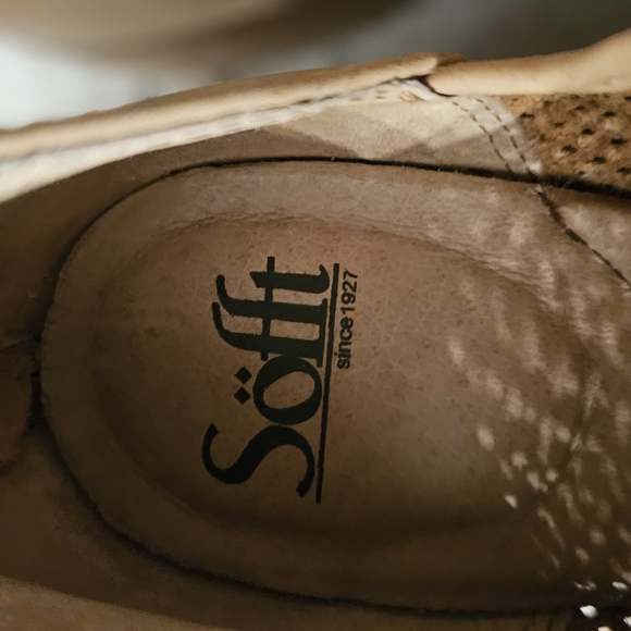 Sofft Comfort Tan Ankle Boots Booties - Picture 3 of 9